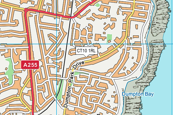 CT10 1RL map - OS VectorMap District (Ordnance Survey)