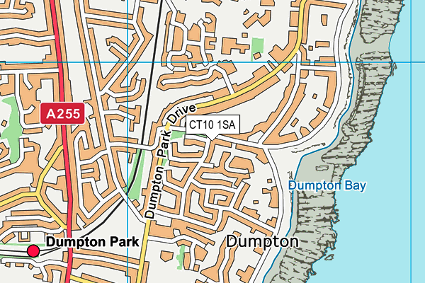 CT10 1SA map - OS VectorMap District (Ordnance Survey)