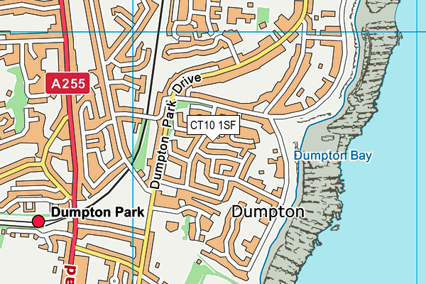 CT10 1SF map - OS VectorMap District (Ordnance Survey)