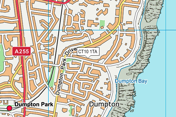 CT10 1TA map - OS VectorMap District (Ordnance Survey)