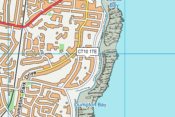 CT10 1TE map - OS VectorMap District (Ordnance Survey)