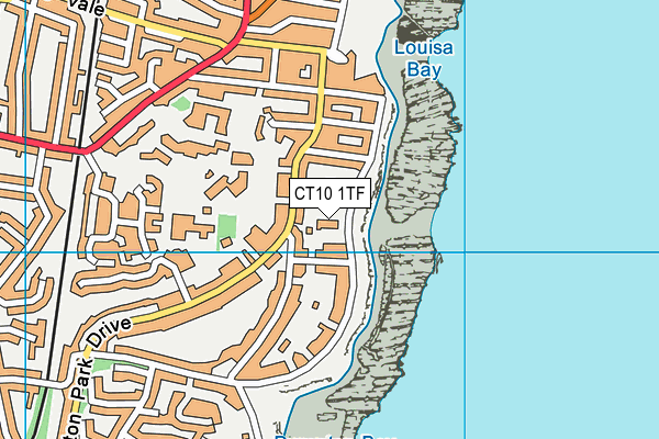 CT10 1TF map - OS VectorMap District (Ordnance Survey)