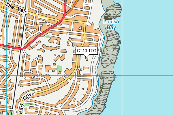 CT10 1TG map - OS VectorMap District (Ordnance Survey)