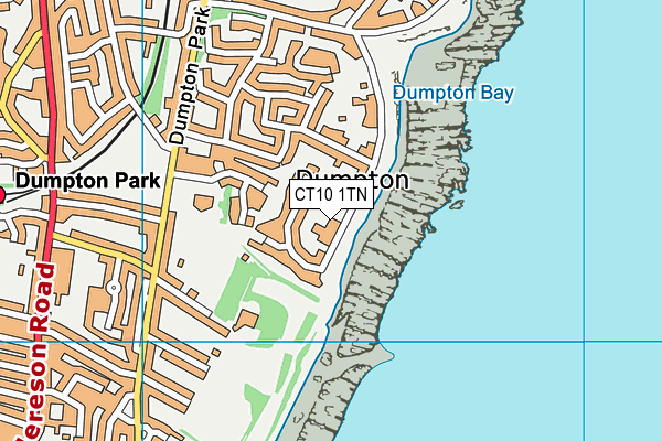 CT10 1TN map - OS VectorMap District (Ordnance Survey)