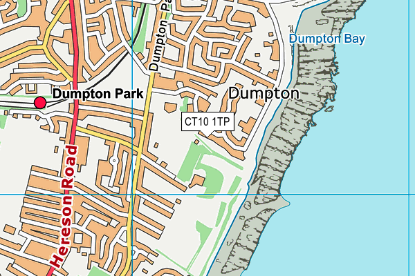 CT10 1TP map - OS VectorMap District (Ordnance Survey)