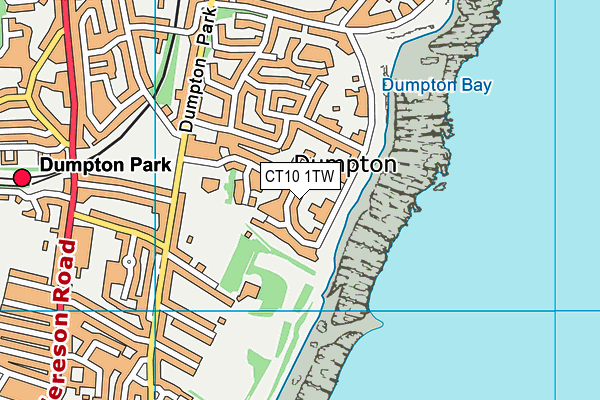 CT10 1TW map - OS VectorMap District (Ordnance Survey)