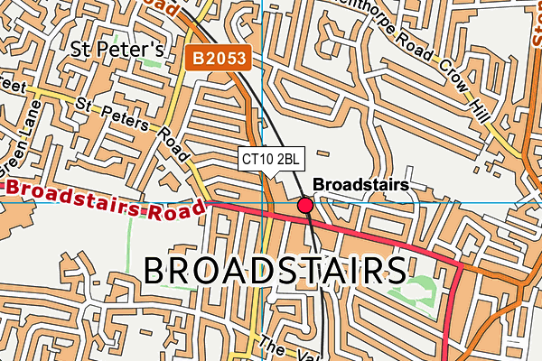 CT10 2BL map - OS VectorMap District (Ordnance Survey)