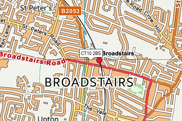 CT10 2BS map - OS VectorMap District (Ordnance Survey)