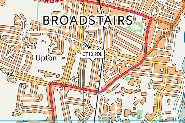 CT10 2DL map - OS VectorMap District (Ordnance Survey)