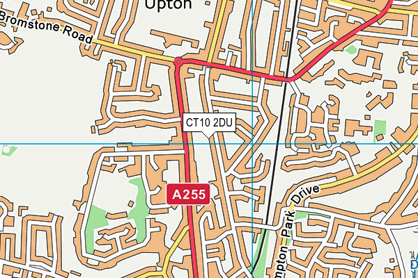 CT10 2DU map - OS VectorMap District (Ordnance Survey)
