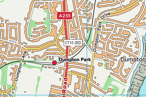 CT10 2ED map - OS VectorMap District (Ordnance Survey)