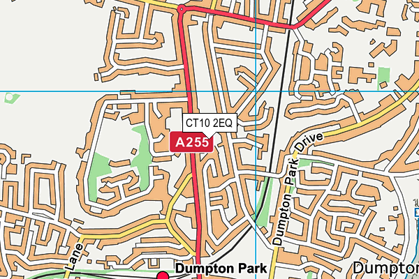 CT10 2EQ map - OS VectorMap District (Ordnance Survey)