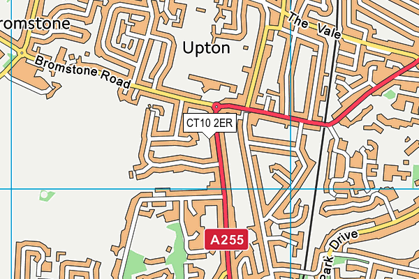 CT10 2ER map - OS VectorMap District (Ordnance Survey)