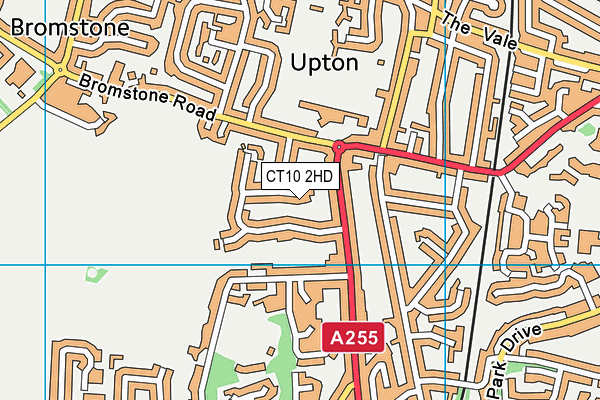 CT10 2HD map - OS VectorMap District (Ordnance Survey)