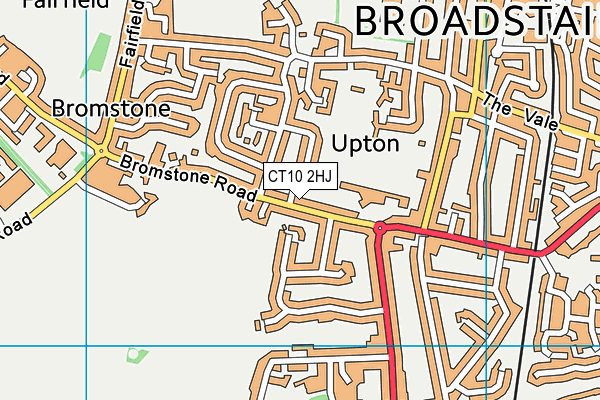 CT10 2HJ map - OS VectorMap District (Ordnance Survey)