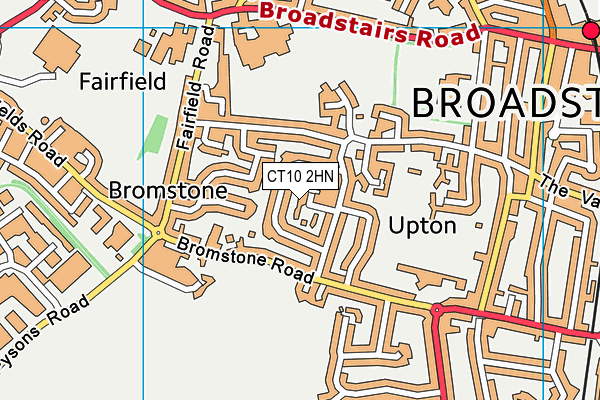 CT10 2HN map - OS VectorMap District (Ordnance Survey)