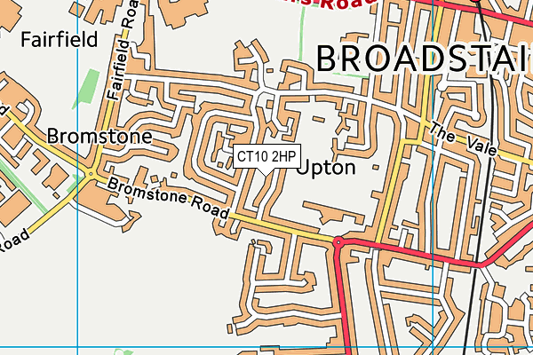 CT10 2HP map - OS VectorMap District (Ordnance Survey)