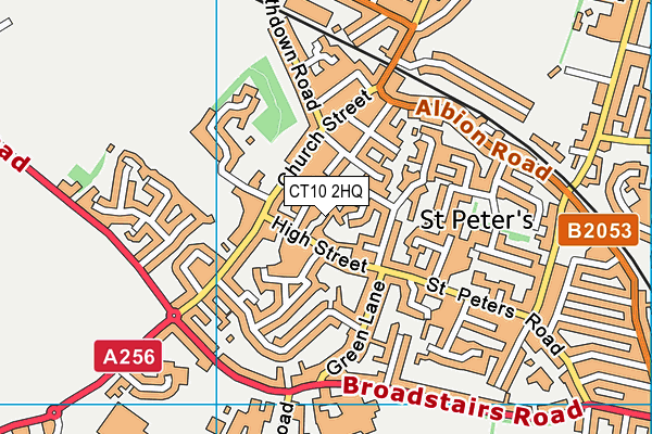 CT10 2HQ map - OS VectorMap District (Ordnance Survey)
