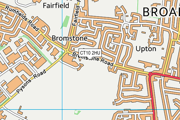 CT10 2HU map - OS VectorMap District (Ordnance Survey)