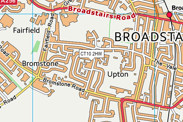 CT10 2HW map - OS VectorMap District (Ordnance Survey)