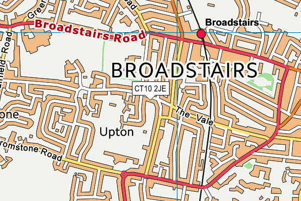 CT10 2JE map - OS VectorMap District (Ordnance Survey)