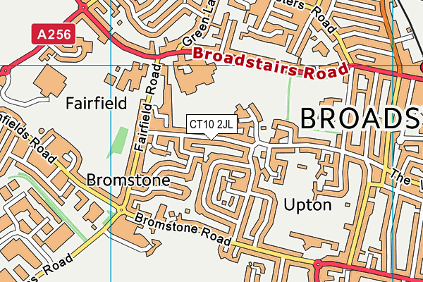 CT10 2JL map - OS VectorMap District (Ordnance Survey)