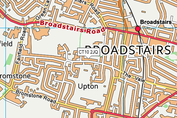 CT10 2JQ map - OS VectorMap District (Ordnance Survey)