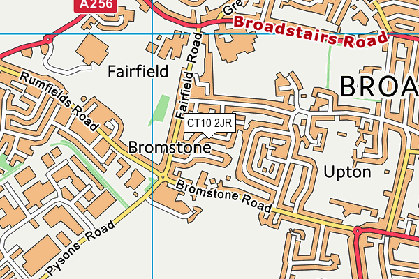 CT10 2JR map - OS VectorMap District (Ordnance Survey)