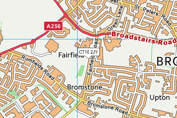 CT10 2JY map - OS VectorMap District (Ordnance Survey)