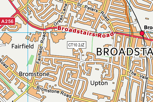 CT10 2JZ map - OS VectorMap District (Ordnance Survey)