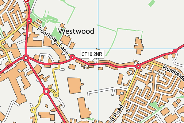 Bannatyne Health Club (Broadstairs) map (CT10 2NR) - OS VectorMap District (Ordnance Survey)
