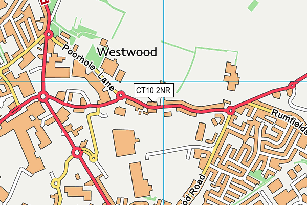 CT10 2NR map - OS VectorMap District (Ordnance Survey)