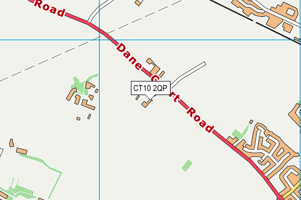 CT10 2QP map - OS VectorMap District (Ordnance Survey)