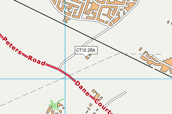 CT10 2RA map - OS VectorMap District (Ordnance Survey)