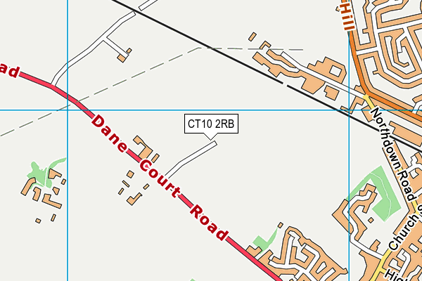 CT10 2RB map - OS VectorMap District (Ordnance Survey)