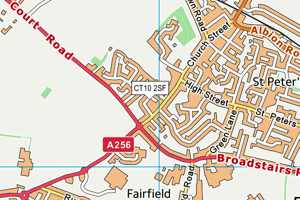 CT10 2SF map - OS VectorMap District (Ordnance Survey)