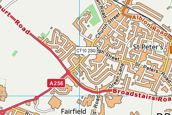 CT10 2SG map - OS VectorMap District (Ordnance Survey)