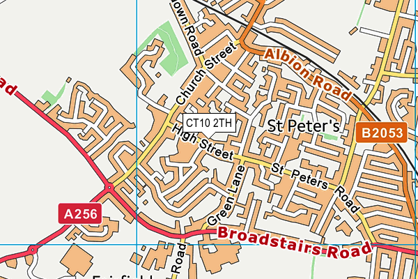 CT10 2TH map - OS VectorMap District (Ordnance Survey)