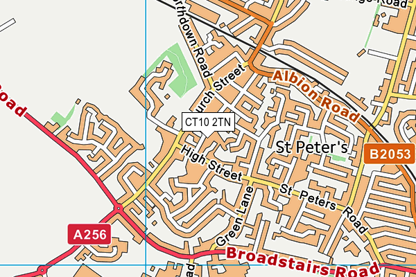 CT10 2TN map - OS VectorMap District (Ordnance Survey)