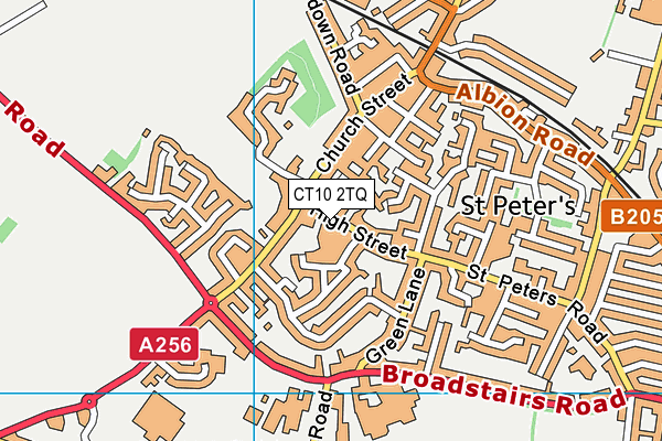 Map of CAMPION ST PETERS LIMITED at district scale