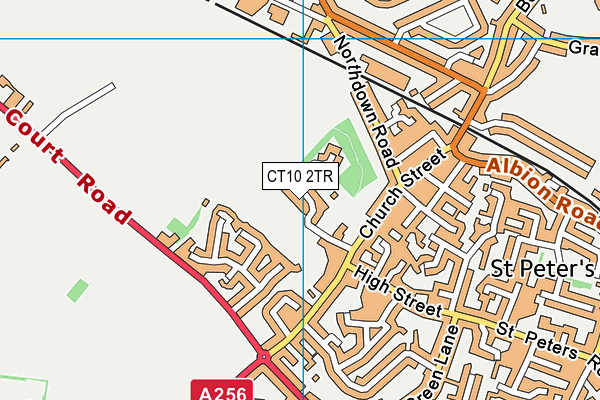CT10 2TR map - OS VectorMap District (Ordnance Survey)