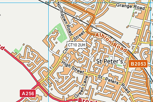 CT10 2UH map - OS VectorMap District (Ordnance Survey)