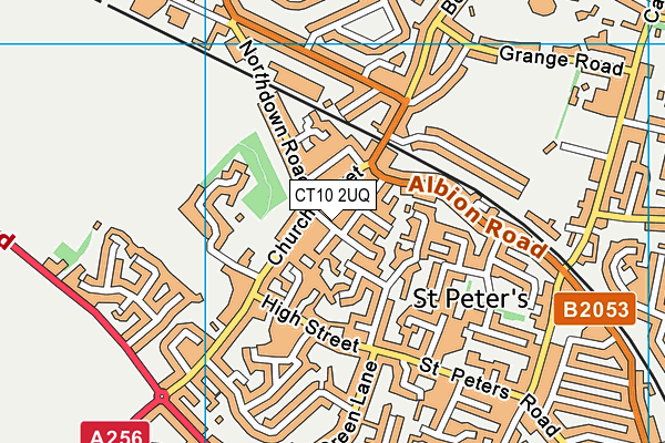 CT10 2UQ map - OS VectorMap District (Ordnance Survey)