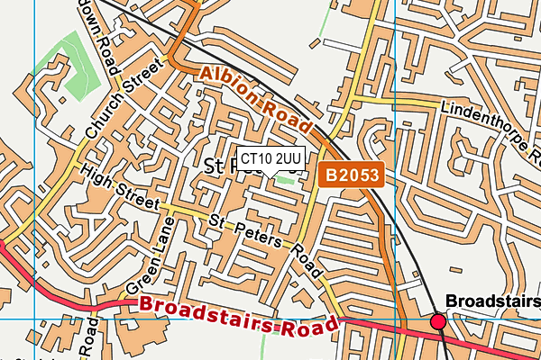 CT10 2UU map - OS VectorMap District (Ordnance Survey)