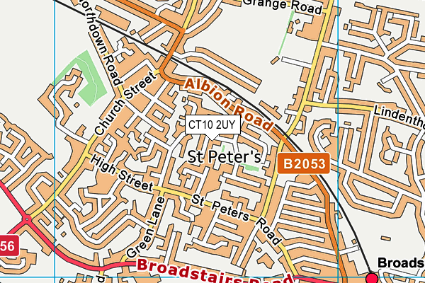 CT10 2UY map - OS VectorMap District (Ordnance Survey)