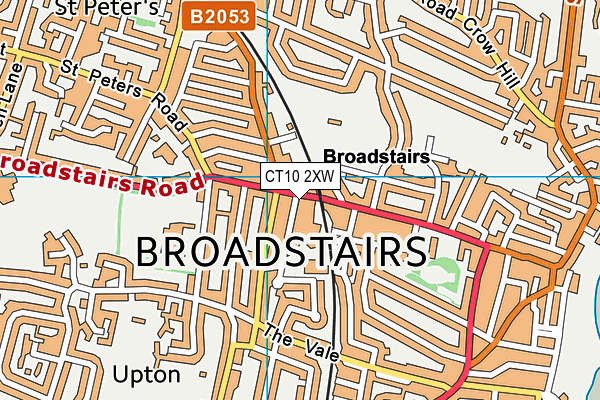 CT10 2XW map - OS VectorMap District (Ordnance Survey)