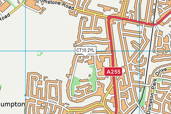 CT10 2YL map - OS VectorMap District (Ordnance Survey)