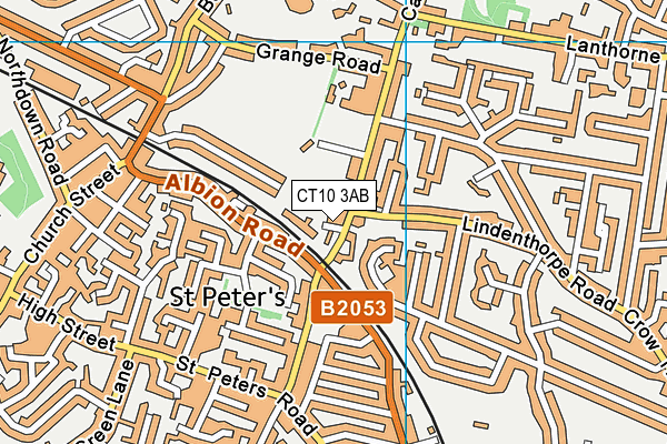 CT10 3AB map - OS VectorMap District (Ordnance Survey)