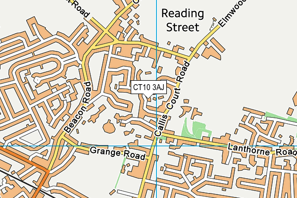 CT10 3AJ map - OS VectorMap District (Ordnance Survey)