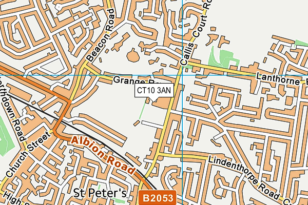 CT10 3AN map - OS VectorMap District (Ordnance Survey)